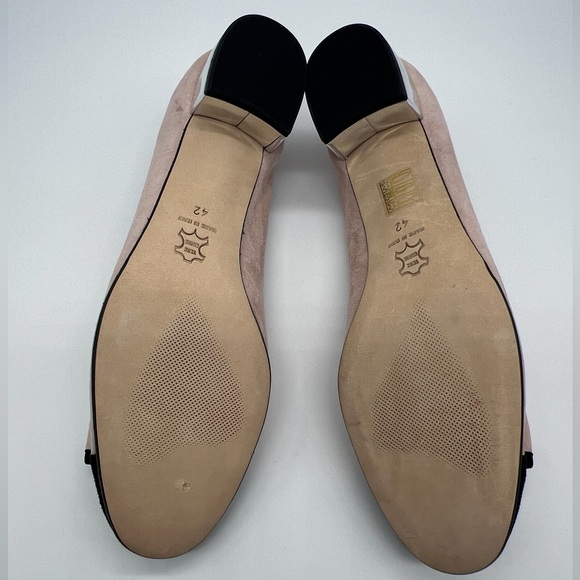 Le Babe Velour Suede Pumps With Bow Accent - Picture 6 of 13